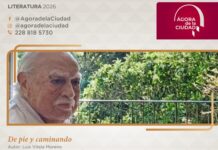 Invita SECVER a presentación editorial de Luis Vitela en el Ágora de la Ciudad.