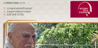 Invita SECVER a presentación editorial de Luis Vitela en el Ágora de la Ciudad.