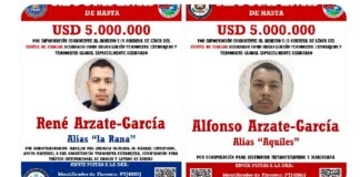 EEUU ofrece recompensas por los hermanos Arzate jefes de plaza del Cártel de Sinaloa