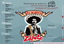 Invita SECVER a gira teatral ¡Por mi general Zapata! en la región del Totonacapan
