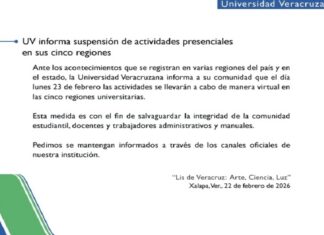 Universidad Veracruzana suspende actividades presenciales por bloqueos e incendio