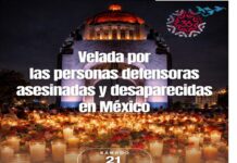 Velada por las personas asesinadas y desaparecidas en México #CDMX