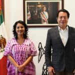 Anuncian a Nadia López García como relevo de Marx Arriaga .