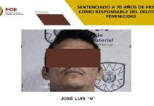Sentencian a 70 años de prisión a feminicida en Coatzacoalcos