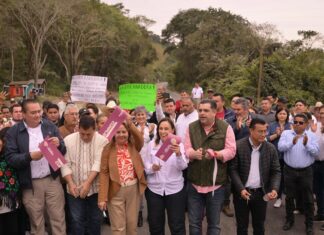 Justicia social a la Huasteca, Rocío Nahle inaugura tramo Chalma–Platón Sánchez