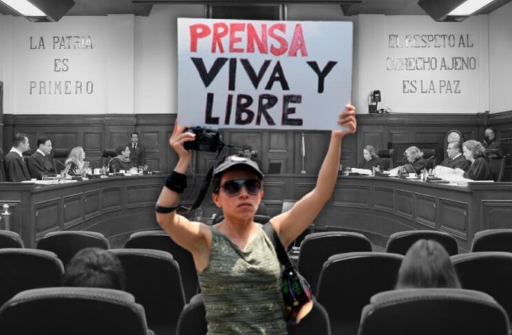 Suprema Corte frena proyecto que pretendía negar amparo a periodista desplazada Myrna Gómez.