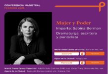 Invita SECVER a la conferencia magistral Mujer y Poder, impartida por Sabina Berman