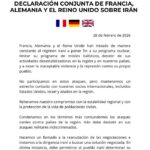 Eje antiiraní se fortalece con Japón, Alemania, Francia y el Reino Unido.