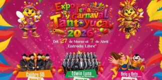 ¡No te pierdas el Carnaval Tantoyuca 2026, disfruta de 12 días en la Huasteca!
