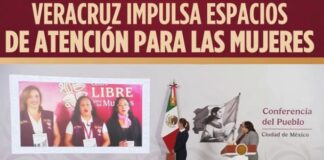 #Video: Acciones del Centro LIBRE en Veracruz se presentan en Conferencia del Pueblo encabezada por Claudia Sheinbaum