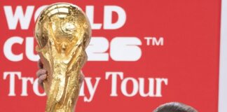 Presidenta Sheinbaum presenta trofeo de la Copa Mundial de Fútbol 2026