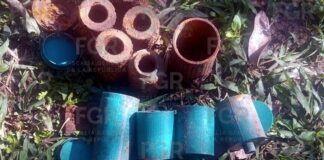 Asegura FGR explosivos y material para su elaboración en Coyutla, Veracruz