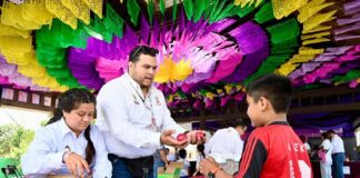 DIF acerca servicios de bienestar y protección infantil en Cumbre Tajín