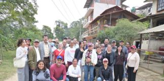 Daniela Griego en territorio, valoró proyecto ecoturístico y atendió a vecinos de la Emiliano Zapata