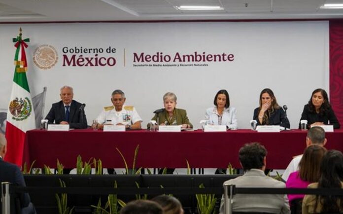 Derrame hidrocarburo Conferencia Semar semarnat