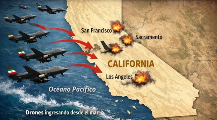 Posible ataque con drones iraníes en California enciende alertas del FBI y Trump