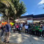 Estudiantes de Antorcha solicitan apoyo en la SEV para asistir a la Espartaqueada .