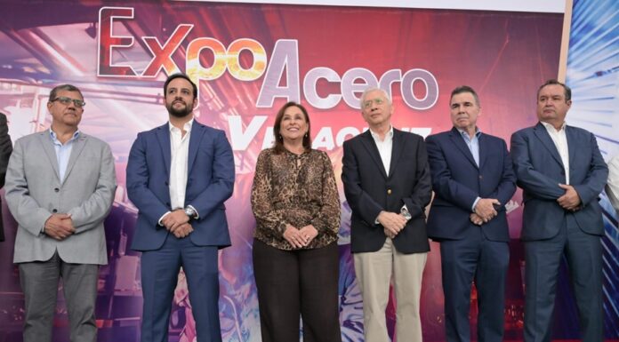 Inaugura Gobernadora Expo Acero; Veracruz, tercer productor de acero del país
