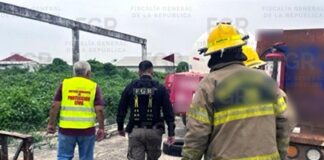 FGR asegura 20 mil litros y 86 cilindros de gas LP. en Cosamaloapan, Veracruz