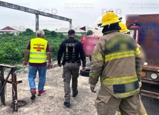 FGR asegura 20 mil litros y 86 cilindros de gas LP. en Cosamaloapan, Veracruz