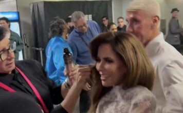 Gloria Trevi y el secreto detrás de sus dos impactantes peinados en Premio Lo Nuestro.
