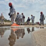 Grupo Interinstitucional garantiza control de derrame de hidrocarburos en el Golfo de México;