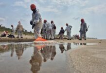 Grupo Interinstitucional garantiza control de derrame de hidrocarburos en el Golfo de México;