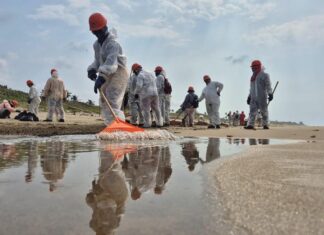 Grupo Interinstitucional garantiza control de derrame de hidrocarburos en el Golfo de México;