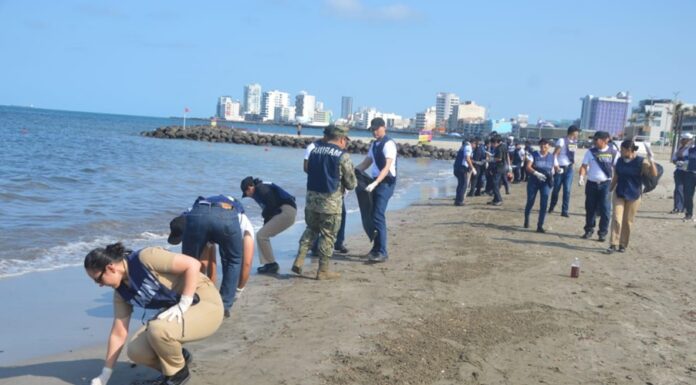 Grupo Interinstitucional despliega más de 2 mil 400 elementos coordinados para atender la presencia de hidrocarburos en costas de Veracruz y Tabasco