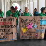 Familiares de Karen exigen justicia por violencia vicaria ; llevan casi dos años sin ver a su bebé..