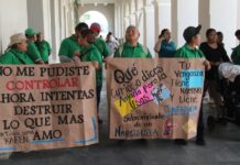 Familiares de Karen exigen justicia por violencia vicaria ; llevan casi dos años sin ver a su bebé..