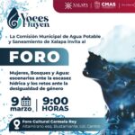 *Para la construcción de soluciones colectivas ante retos ambientales, realizará la CMAS jornadas de diálogo y reflexión con perspectiva de género