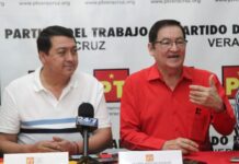 Anulan Congreso Estatal del PT tras pleito. Aguilar defiende su permanencia.