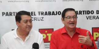 Anulan Congreso Estatal del PT tras pleito. Aguilar defiende su permanencia.