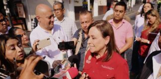 Derrame de petróleo en costas de Veracruz provino de barco privado, no de Pemex: Rocío Nahle.