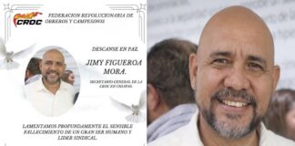 Asesinan a Jimmy Figueroa Mora, líder petrolero de la CROC en Tierra Blanca