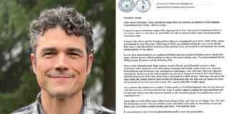 Joseph Kent deja el Centro Antiterrorista y acusa que la guerra con Irán fue impulsada por presión de Israe.