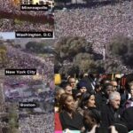 Millones salen a las calles en EEUU por tercera vez contra el Gobierno de Trump