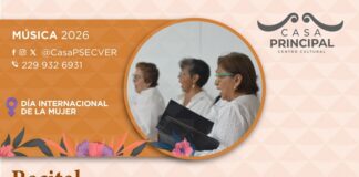Invita la SECVER a Recital del Coro de Mujeres, Voces del Alma