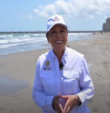 #Video: Rocío Nahle supervisó labores de atención en playa de Santa Anna #Boca del Río