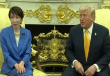 Trump incomoda a Japón al bromear sobre Pearl Harbor frente a primera ministra Sanae Takaichi