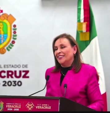 Respalda gobernadora de Veracruz reforma electoral de Claudia Sheinbaum.