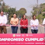 Rocío Nahle responde a demanda histórica y rehabilita carreteras en la Mixtequilla y Tlalixcoyan.