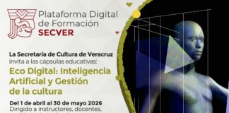 Promueve SECVER Eco Digital, cápsulas sobre inteligencia artificial y gestión cultural.