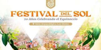 Invita SECTUR al Festival del Sol en el sitio arqueológico Los Ídolos.
