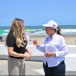 Gobernadora Rocío Nahle desplegará brigadas para garantizar playas limpias.