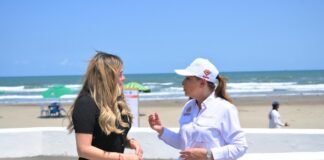 Gobernadora Rocío Nahle desplegará brigadas para garantizar playas limpias.