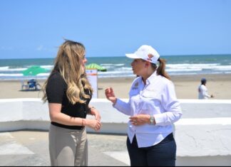 Gobernadora Rocío Nahle desplegará brigadas para garantizar playas limpias.