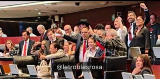 #Video: No se la acaban las y los senadores que intentaron agredir a Grecia Quiroz