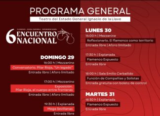 Invita la SECVER al Encuentro Nacional de Danza Española.